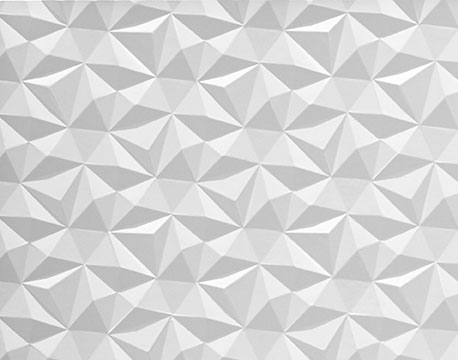 Diamond Pattern, White - Milan