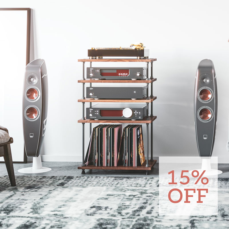 Salamander Designs, Chameleon, Speaker Integrated Cabinet, TV Stand, Audiophile