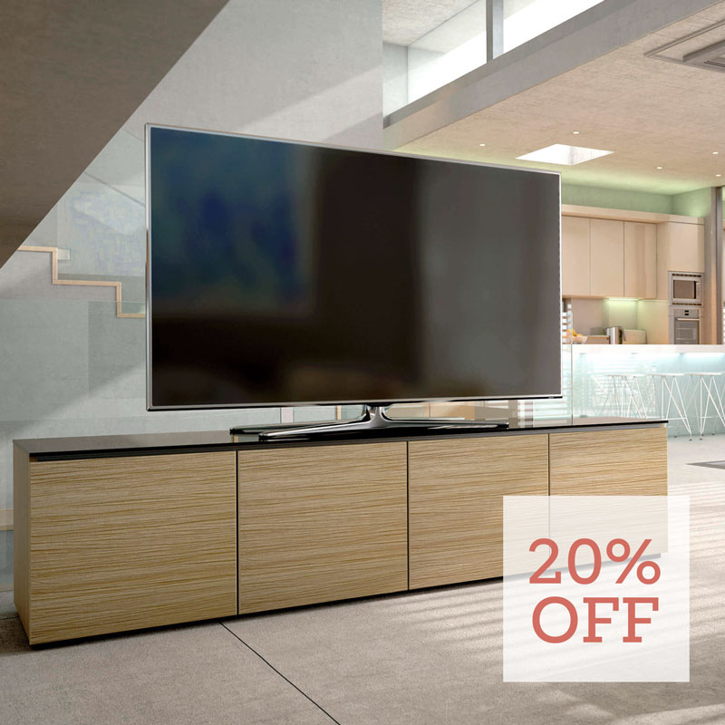 Salamander Designs, Chameleon, Speaker Integrated Cabinet, TV Stand, Audiophile